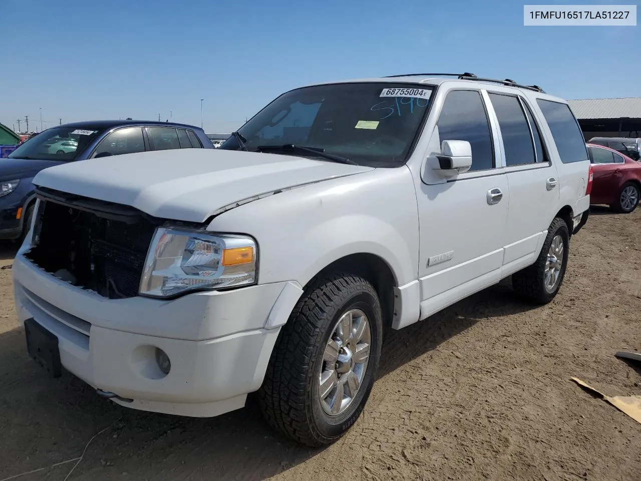 2007 Ford Expedition Xlt VIN: 1FMFU16517LA51227 Lot: 68755004