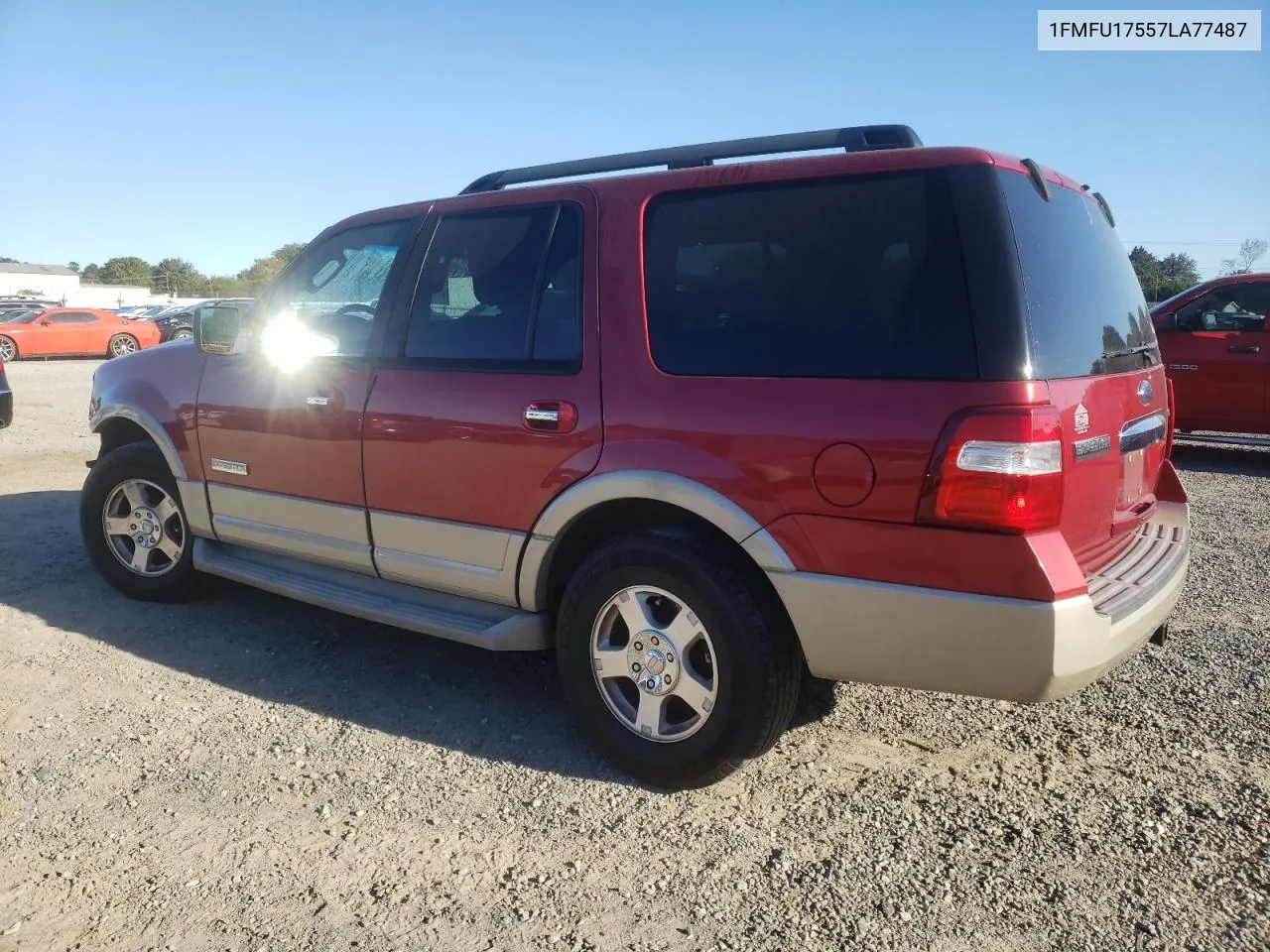 2007 Ford Expedition Eddie Bauer VIN: 1FMFU17557LA77487 Lot: 71314044