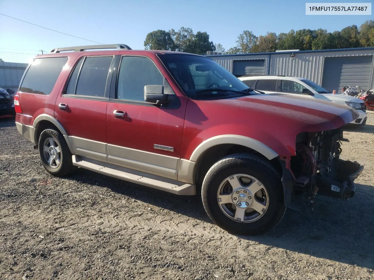 2007 Ford Expedition Eddie Bauer VIN: 1FMFU17557LA77487 Lot: 71314044