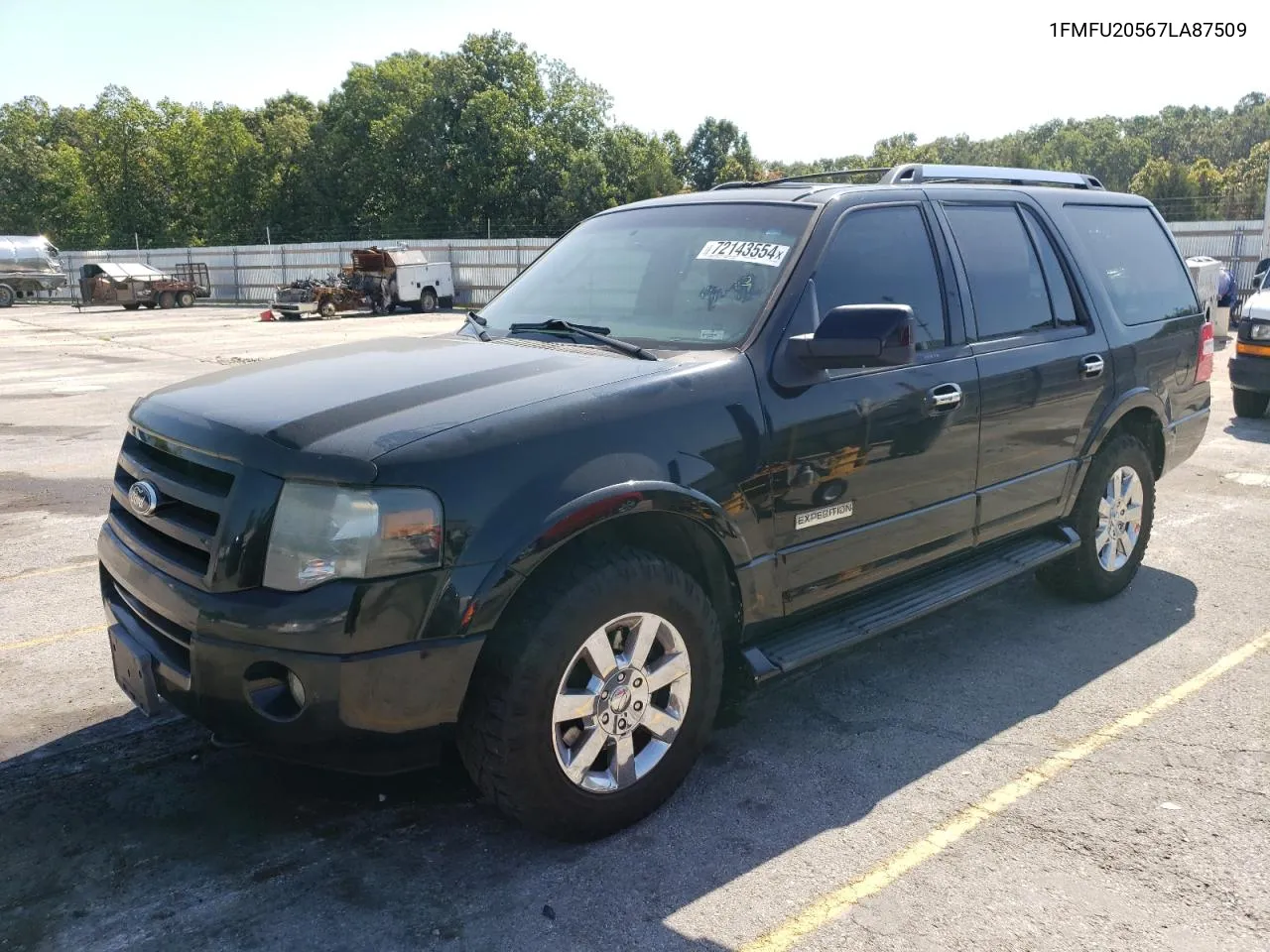 2007 Ford Expedition Limited VIN: 1FMFU20567LA87509 Lot: 72143554