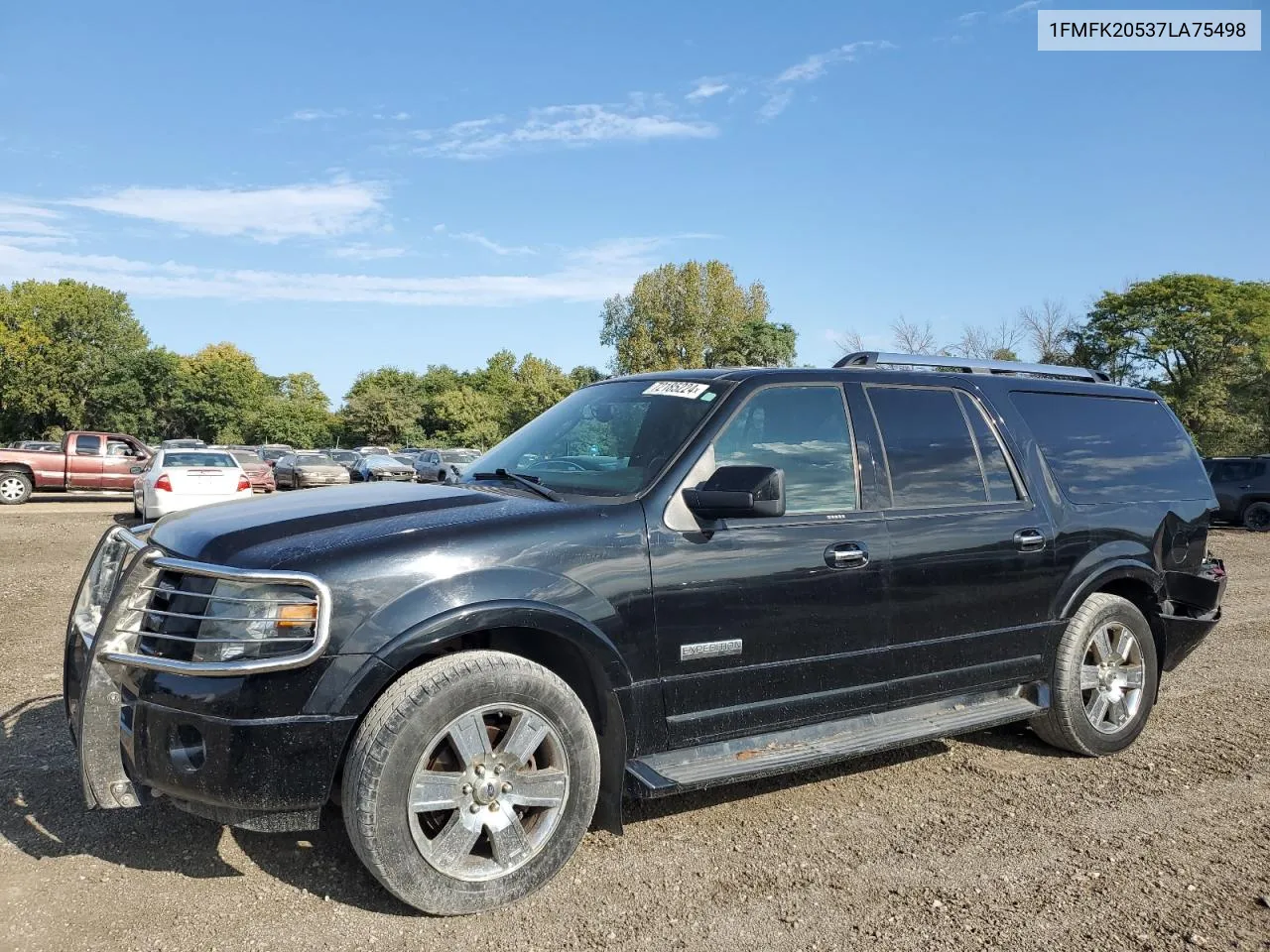 2007 Ford Expedition El Limited VIN: 1FMFK20537LA75498 Lot: 72185224