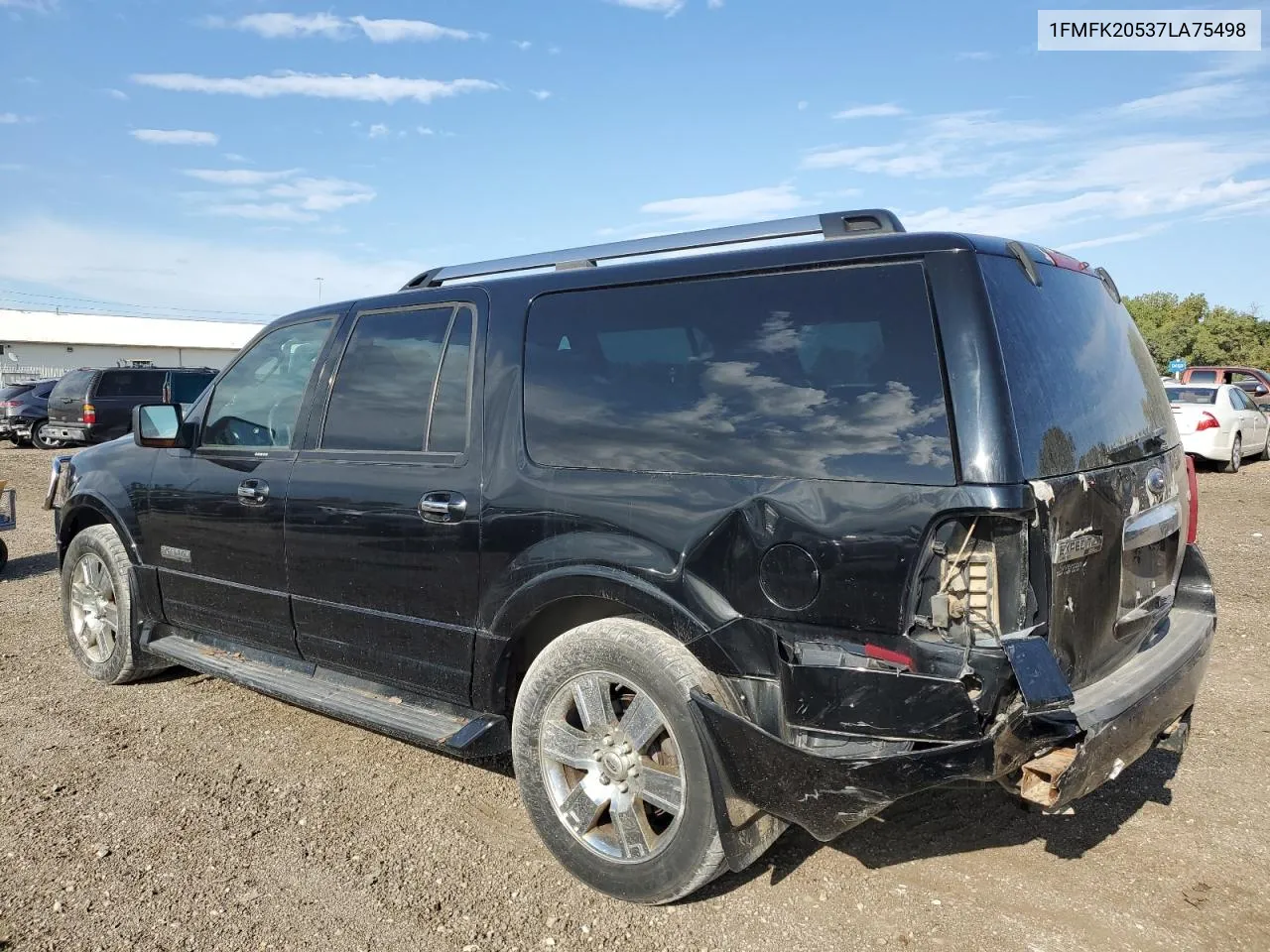 2007 Ford Expedition El Limited VIN: 1FMFK20537LA75498 Lot: 72185224