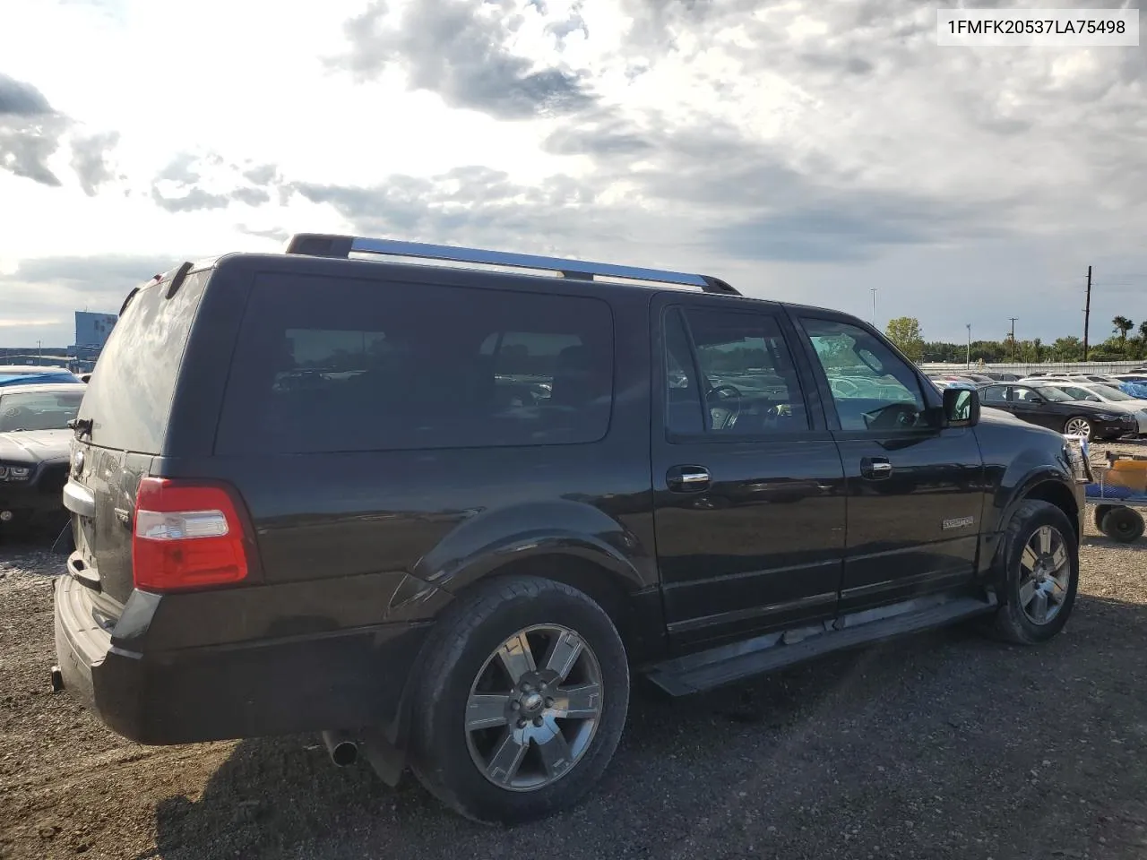 2007 Ford Expedition El Limited VIN: 1FMFK20537LA75498 Lot: 72185224