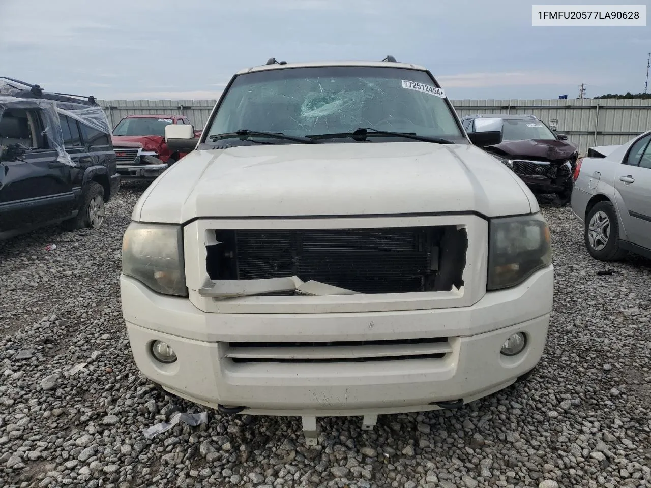 2007 Ford Expedition Limited VIN: 1FMFU20577LA90628 Lot: 72512454