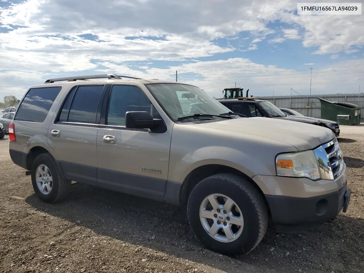 2007 Ford Expedition Xlt VIN: 1FMFU16567LA94039 Lot: 72604194