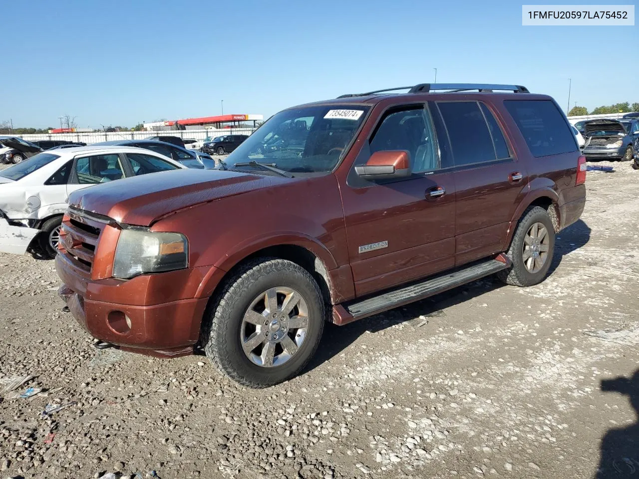 2007 Ford Expedition Limited VIN: 1FMFU20597LA75452 Lot: 73545074