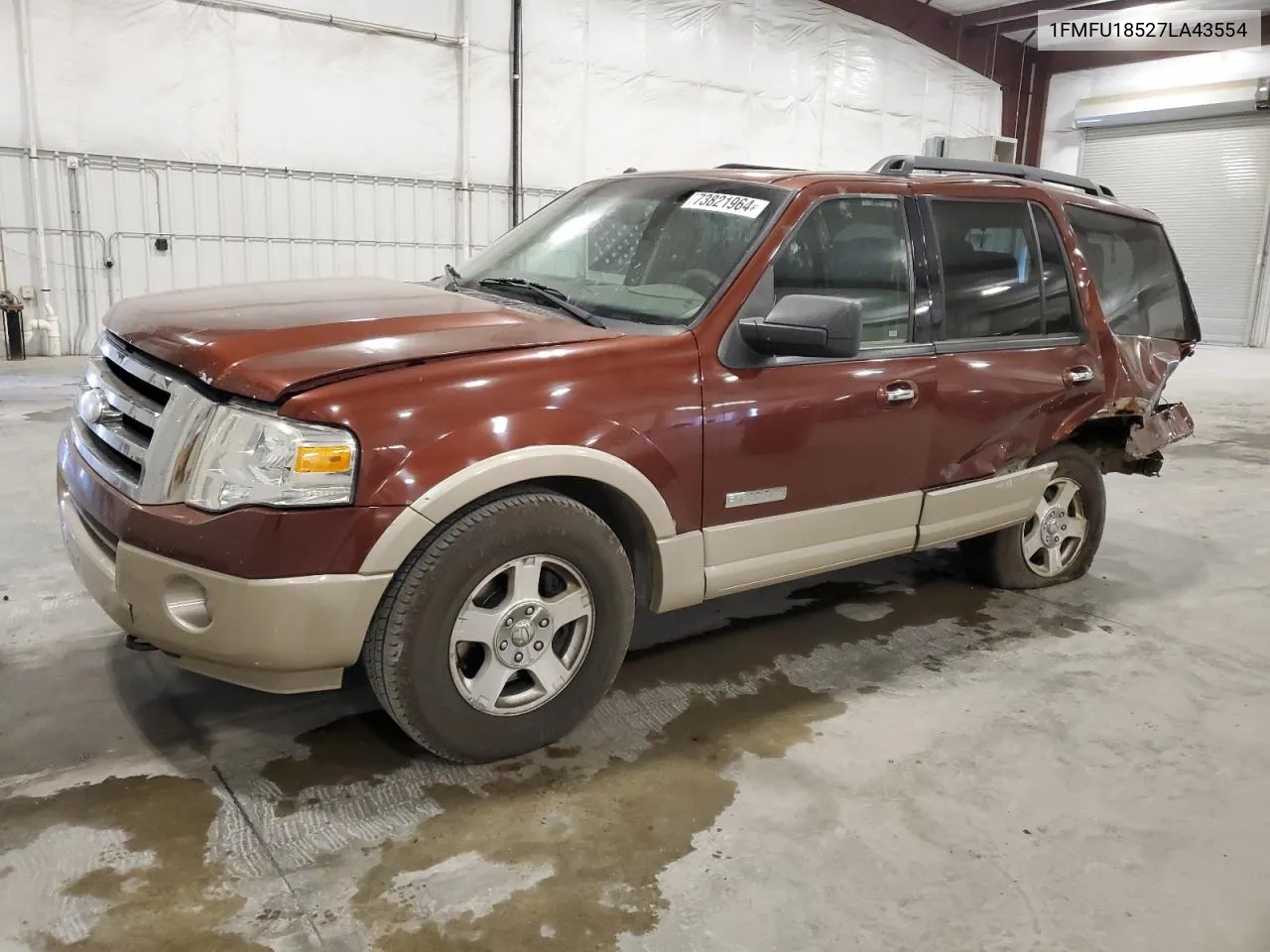 2007 Ford Expedition Eddie Bauer VIN: 1FMFU18527LA43554 Lot: 73821964