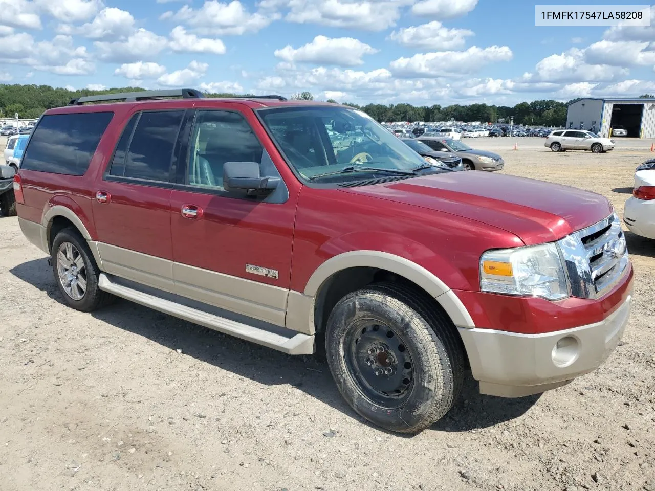 2007 Ford Expedition El Eddie Bauer VIN: 1FMFK17547LA58208 Lot: 74146164