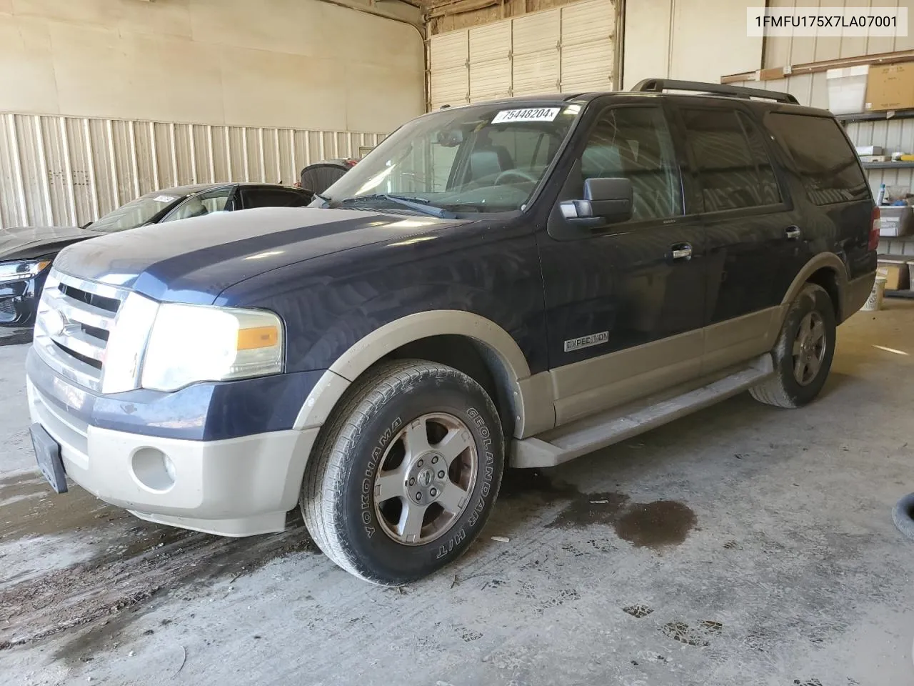 2007 Ford Expedition Eddie Bauer VIN: 1FMFU175X7LA07001 Lot: 75448204