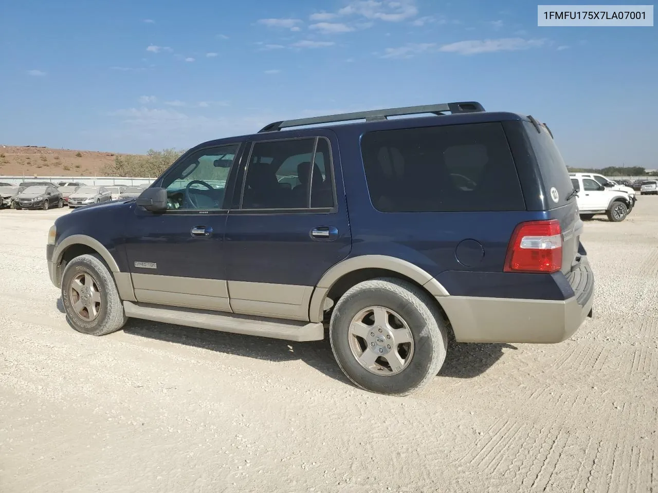 2007 Ford Expedition Eddie Bauer VIN: 1FMFU175X7LA07001 Lot: 75448204