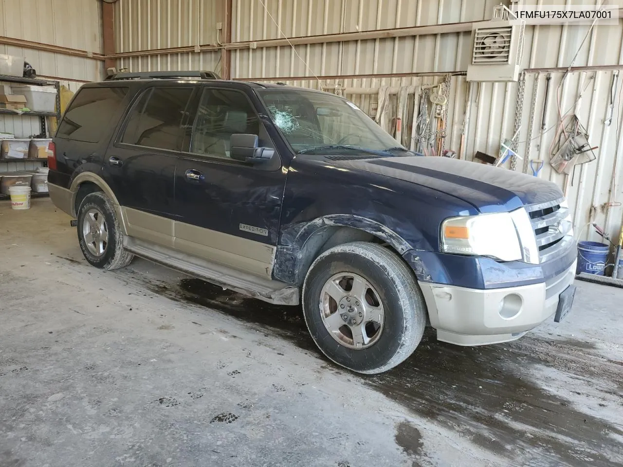 2007 Ford Expedition Eddie Bauer VIN: 1FMFU175X7LA07001 Lot: 75448204