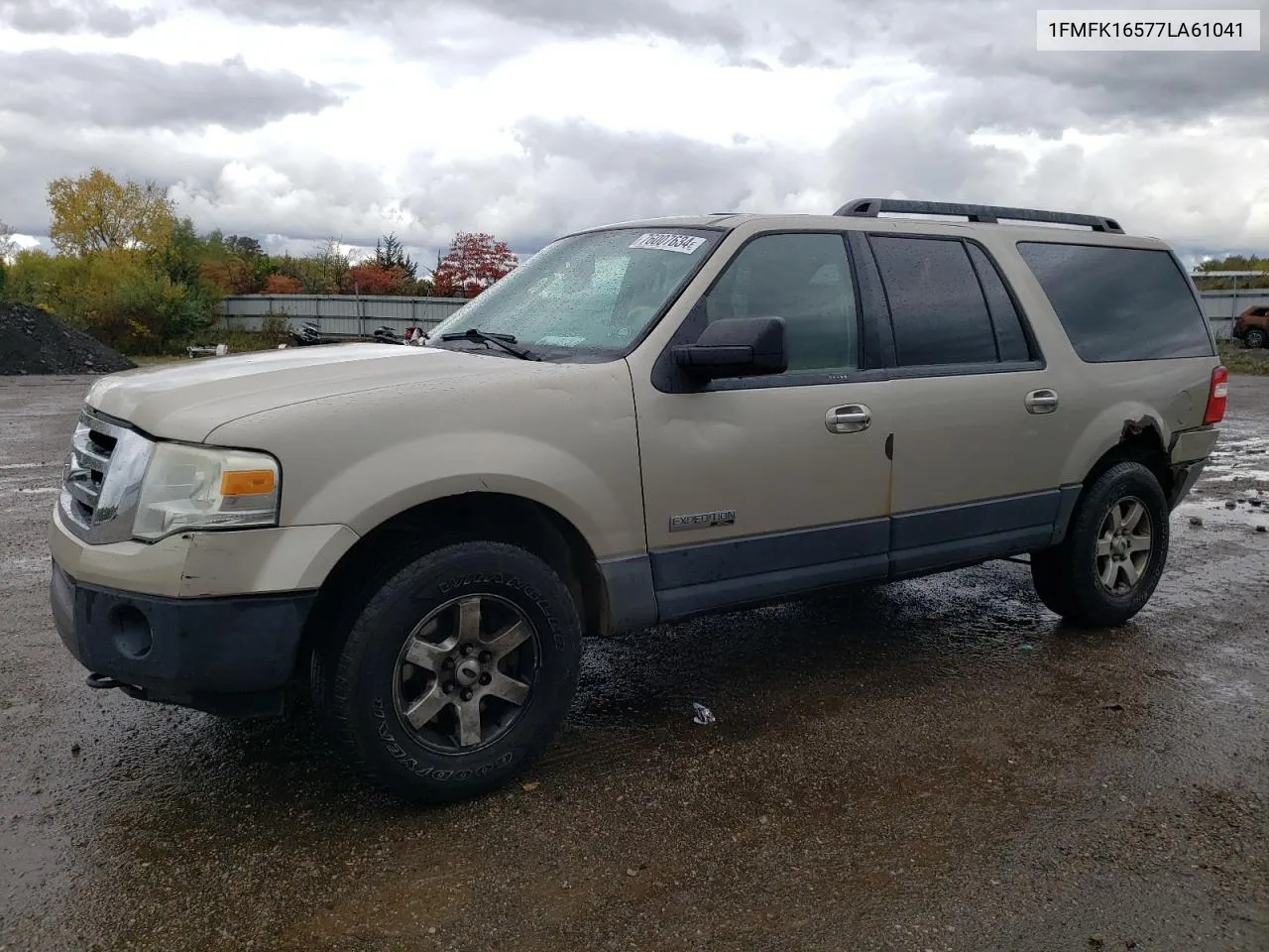 2007 Ford Expedition El Xlt VIN: 1FMFK16577LA61041 Lot: 76007634