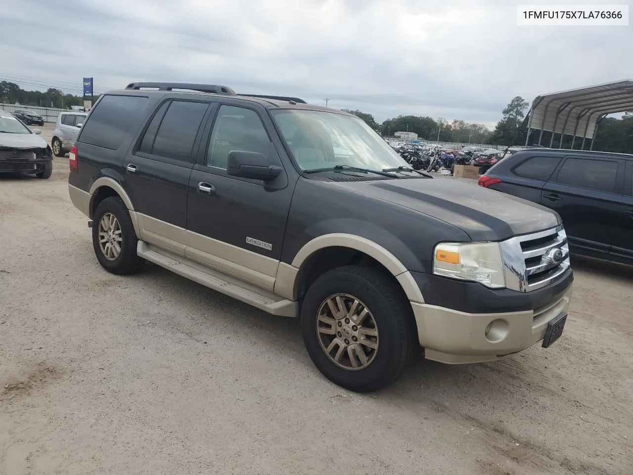 2007 Ford Expedition Eddie Bauer VIN: 1FMFU175X7LA76366 Lot: 76051534