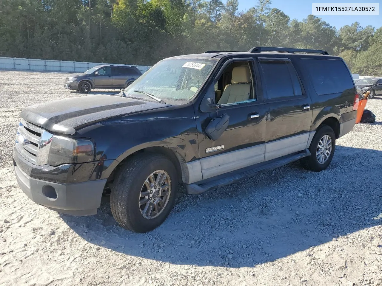 2007 Ford Expedition El Xlt VIN: 1FMFK15527LA30572 Lot: 76286944