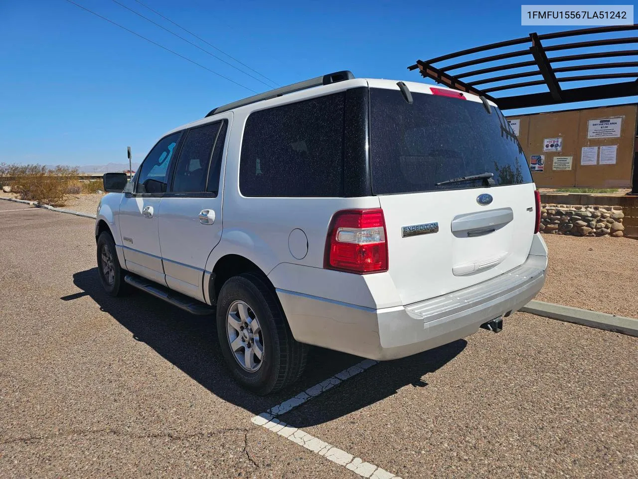 2007 Ford Expedition Xlt VIN: 1FMFU15567LA51242 Lot: 77914474