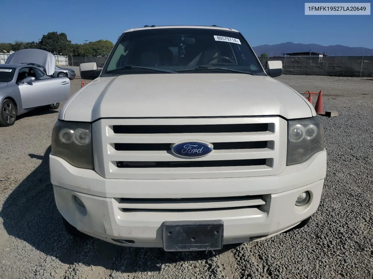 2007 Ford Expedition El Limited VIN: 1FMFK19527LA20649 Lot: 80579714