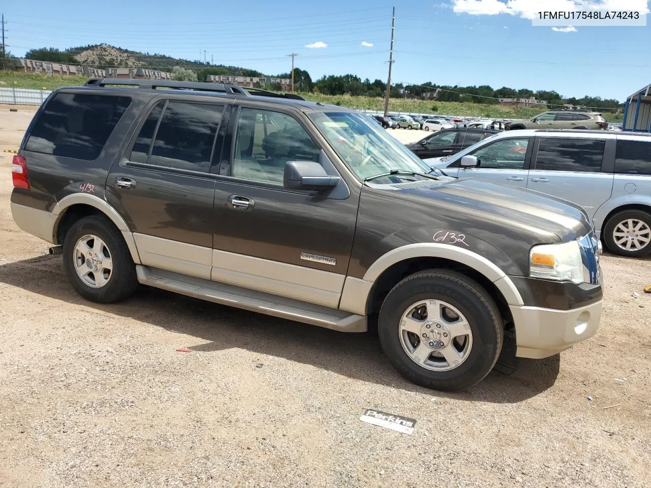 1FMFU17548LA74243 2008 Ford Expedition Eddie Bauer