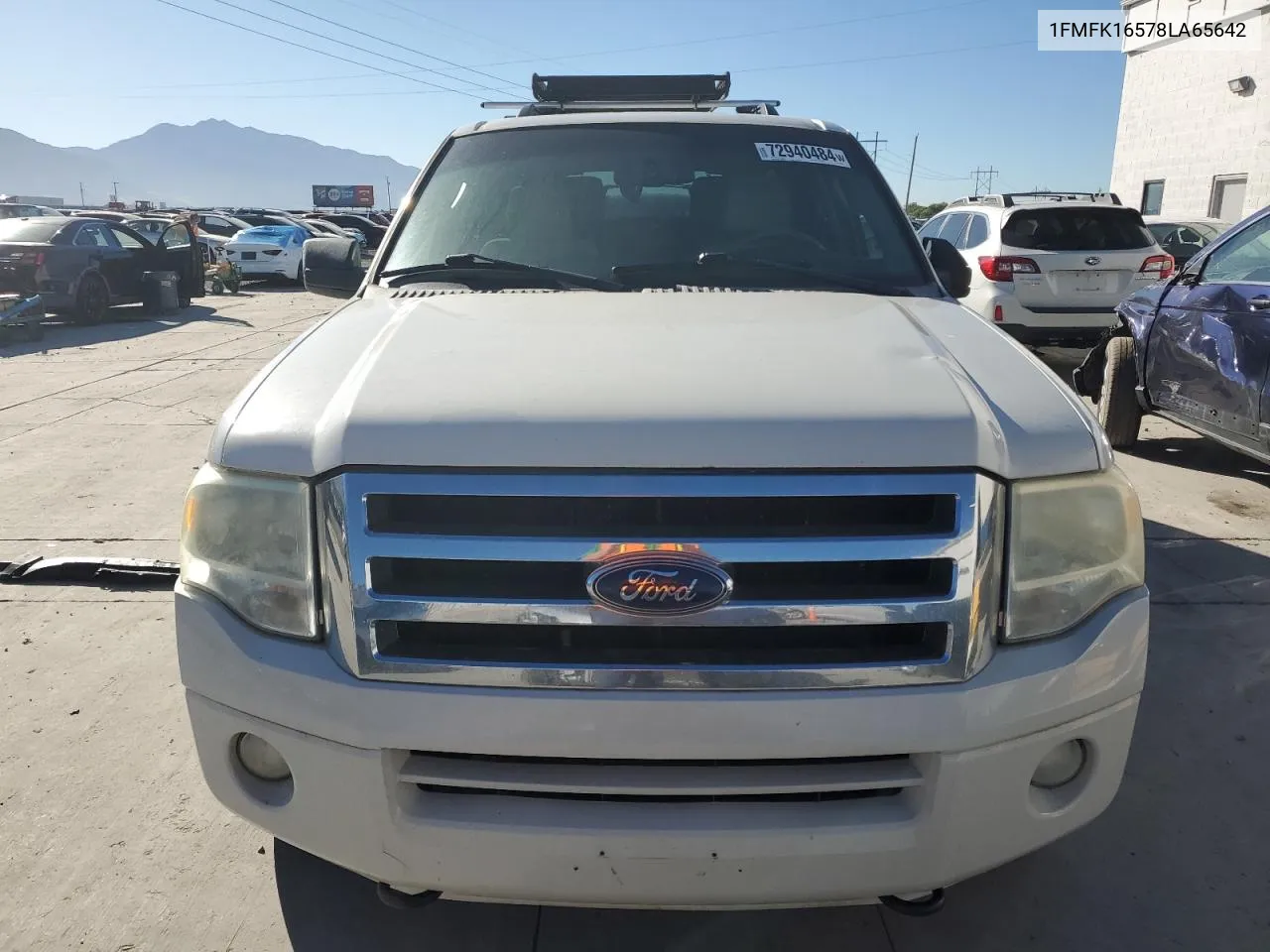 2008 Ford Expedition El Xlt VIN: 1FMFK16578LA65642 Lot: 72940484