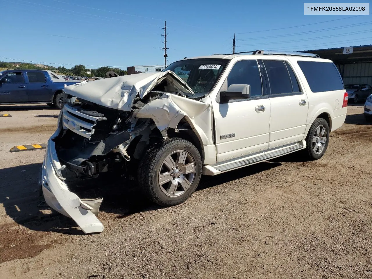 2008 Ford Expedition El Limited VIN: 1FMFK20558LA02098 Lot: 73249524