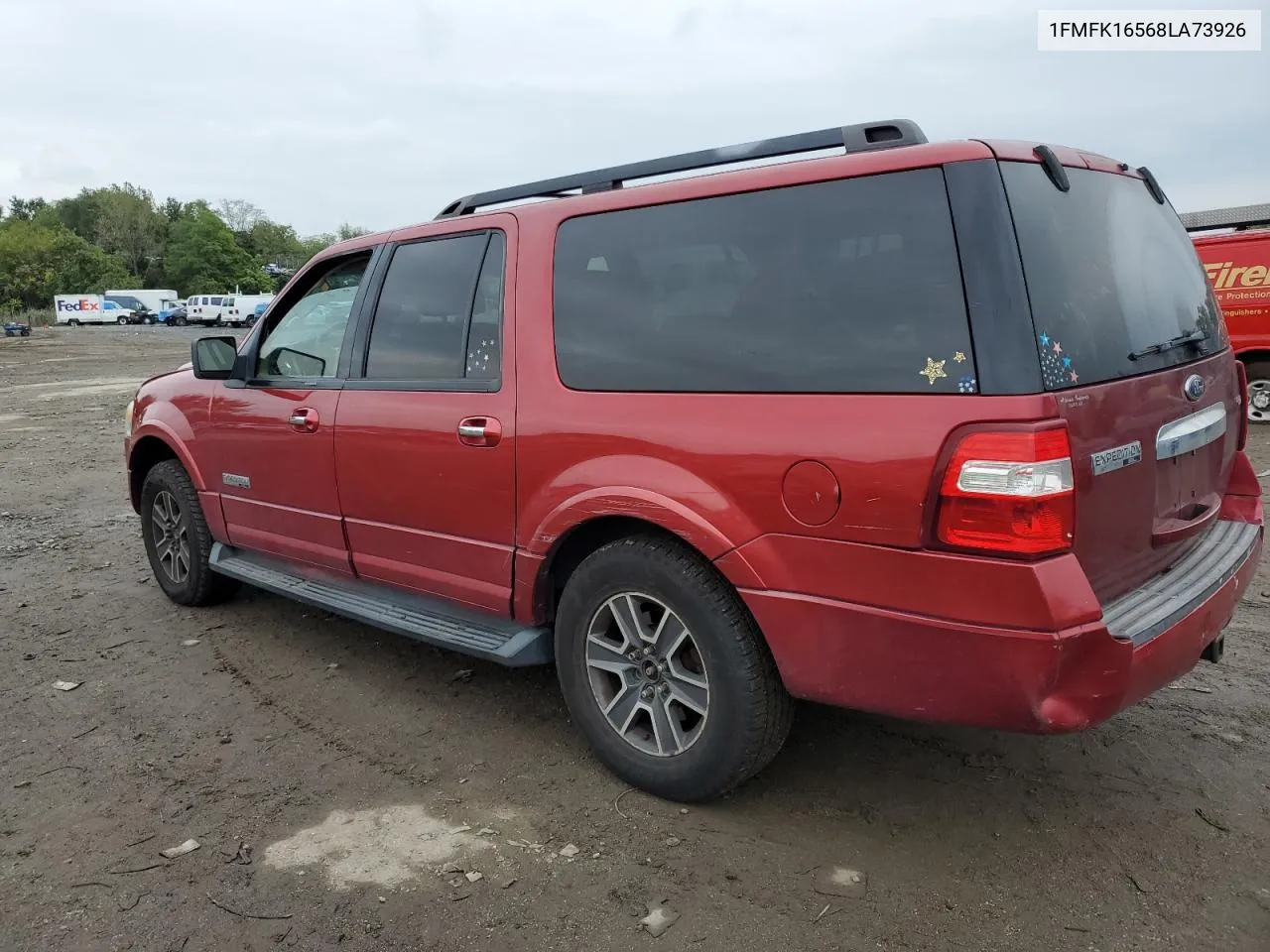 2008 Ford Expedition El Xlt VIN: 1FMFK16568LA73926 Lot: 73419714