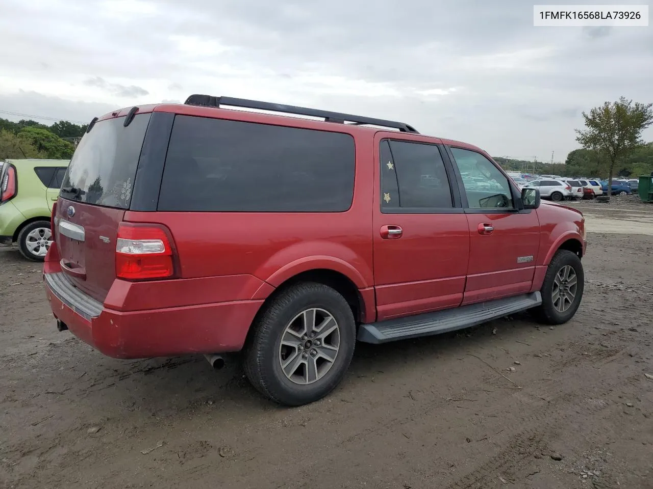 2008 Ford Expedition El Xlt VIN: 1FMFK16568LA73926 Lot: 73419714