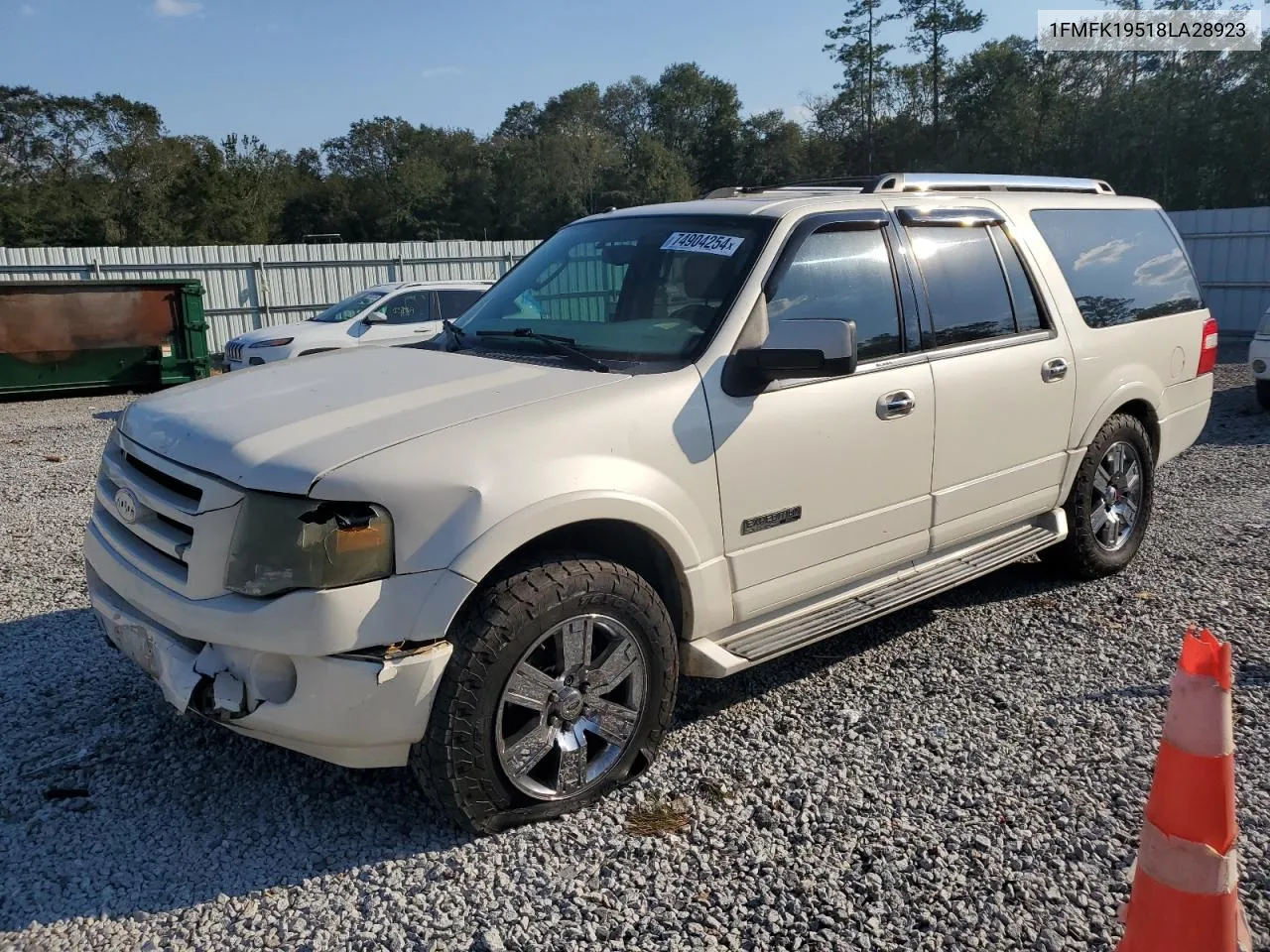 2008 Ford Expedition El Limited VIN: 1FMFK19518LA28923 Lot: 74904254