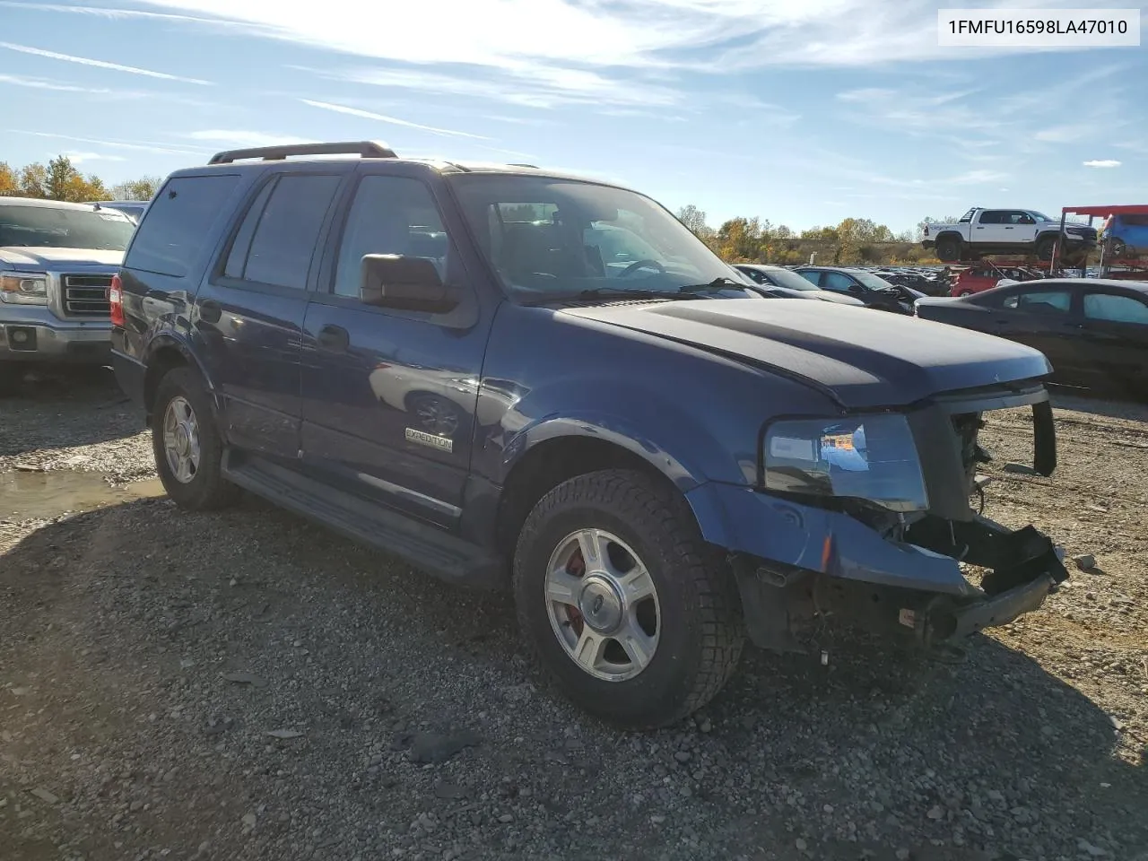 2008 Ford Expedition Xlt VIN: 1FMFU16598LA47010 Lot: 75995174