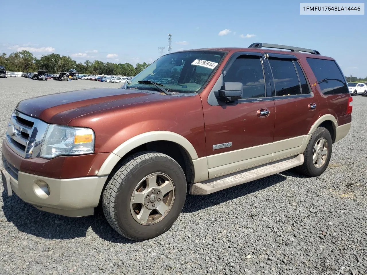 2008 Ford Expedition Eddie Bauer VIN: 1FMFU17548LA14446 Lot: 76256944