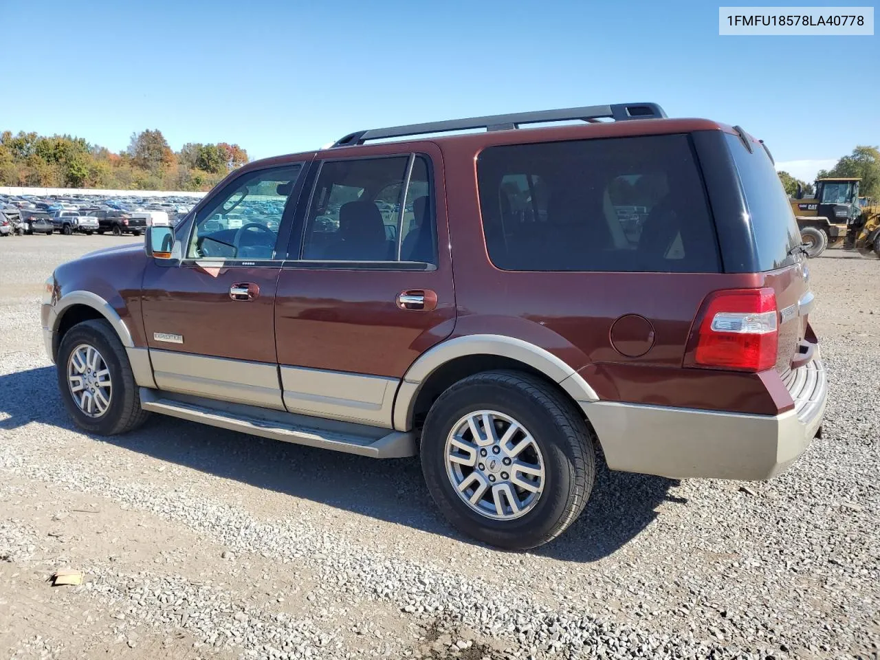 2008 Ford Expedition Eddie Bauer VIN: 1FMFU18578LA40778 Lot: 76354934