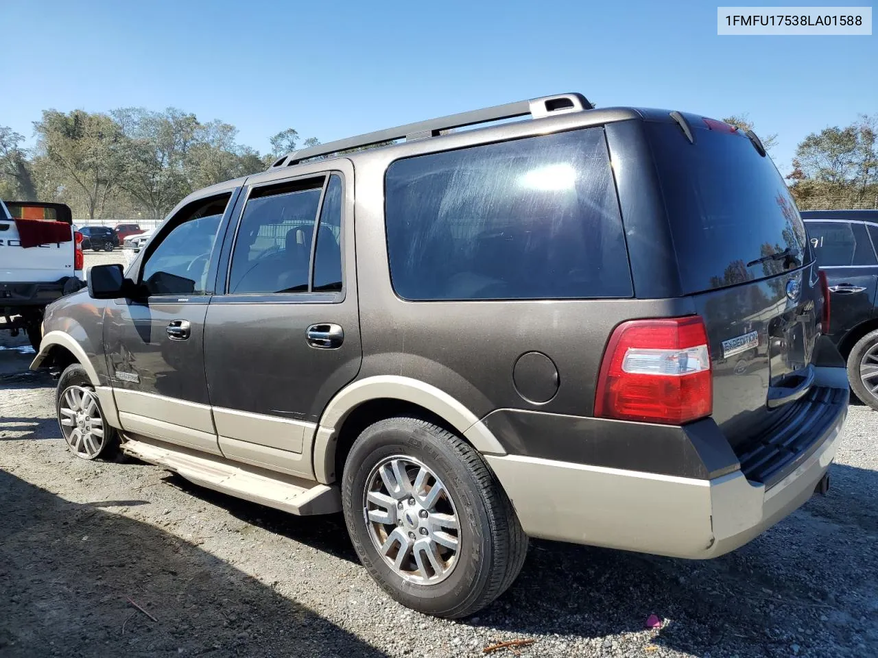 2008 Ford Expedition Eddie Bauer VIN: 1FMFU17538LA01588 Lot: 76718014