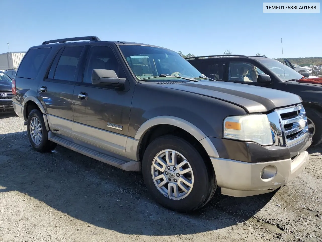 2008 Ford Expedition Eddie Bauer VIN: 1FMFU17538LA01588 Lot: 76718014