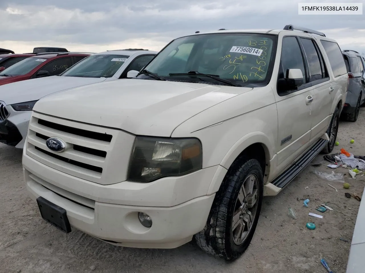 2008 Ford Expedition El Limited VIN: 1FMFK19538LA14439 Lot: 77560014