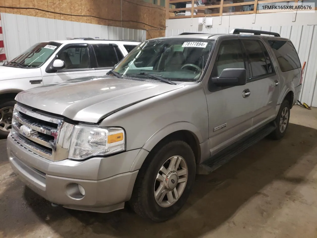 2008 Ford Expedition El Xlt VIN: 1FMFK165X8LA60676 Lot: 78177894