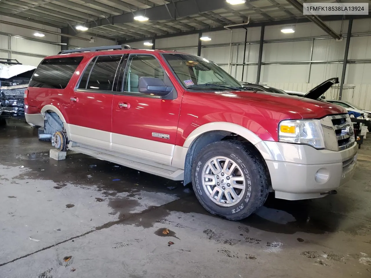 2008 Ford Expedition El Eddie Bauer VIN: 1FMFK18538LA13924 Lot: 78886484