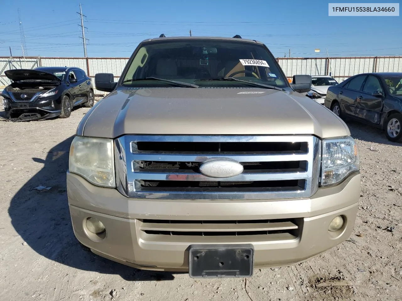 2008 Ford Expedition Xlt VIN: 1FMFU15538LA34660 Lot: 79236894