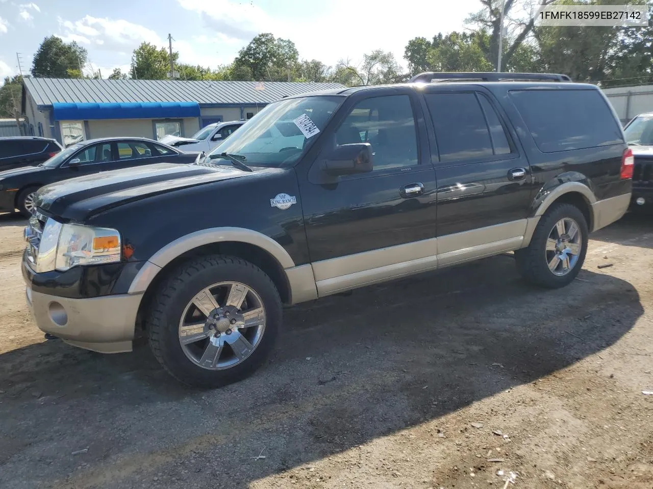 2009 Ford Expedition El Eddie Bauer VIN: 1FMFK18599EB27142 Lot: 71374794