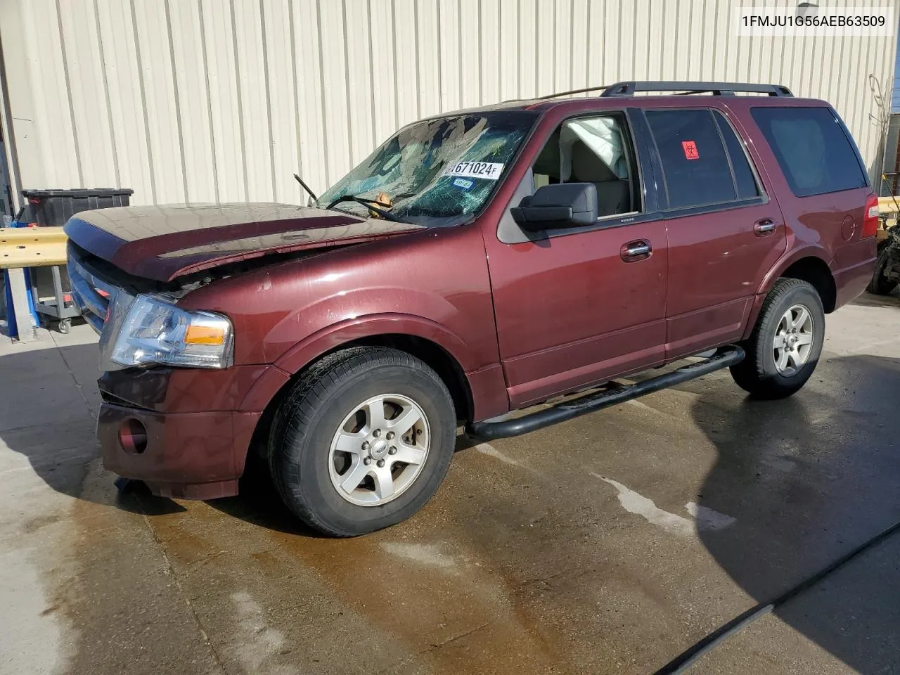 2010 Ford Expedition Xlt VIN: 1FMJU1G56AEB63509 Lot: 61671024