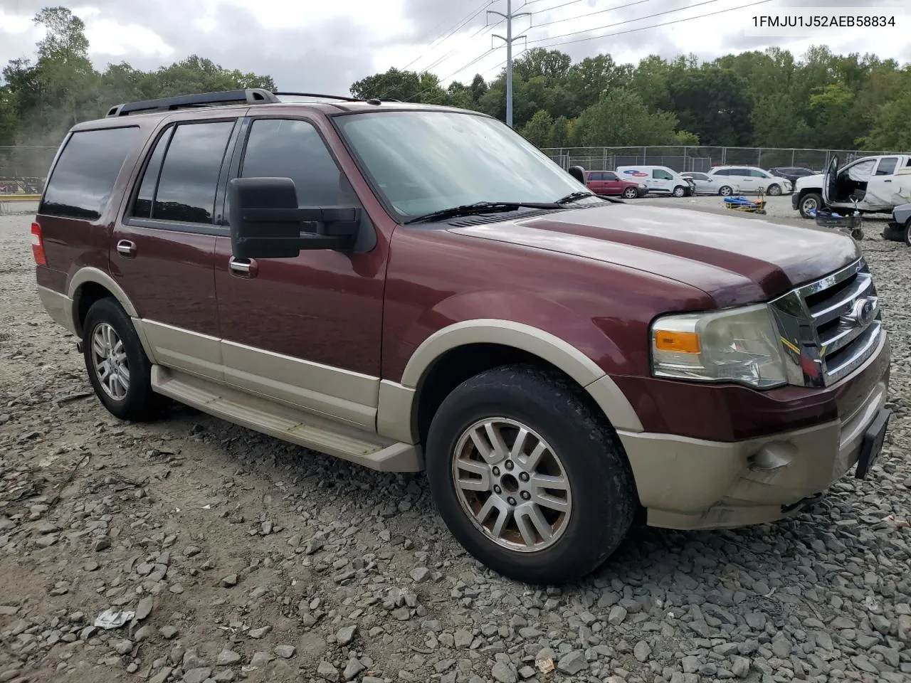 2010 Ford Expedition Eddie Bauer VIN: 1FMJU1J52AEB58834 Lot: 70706504