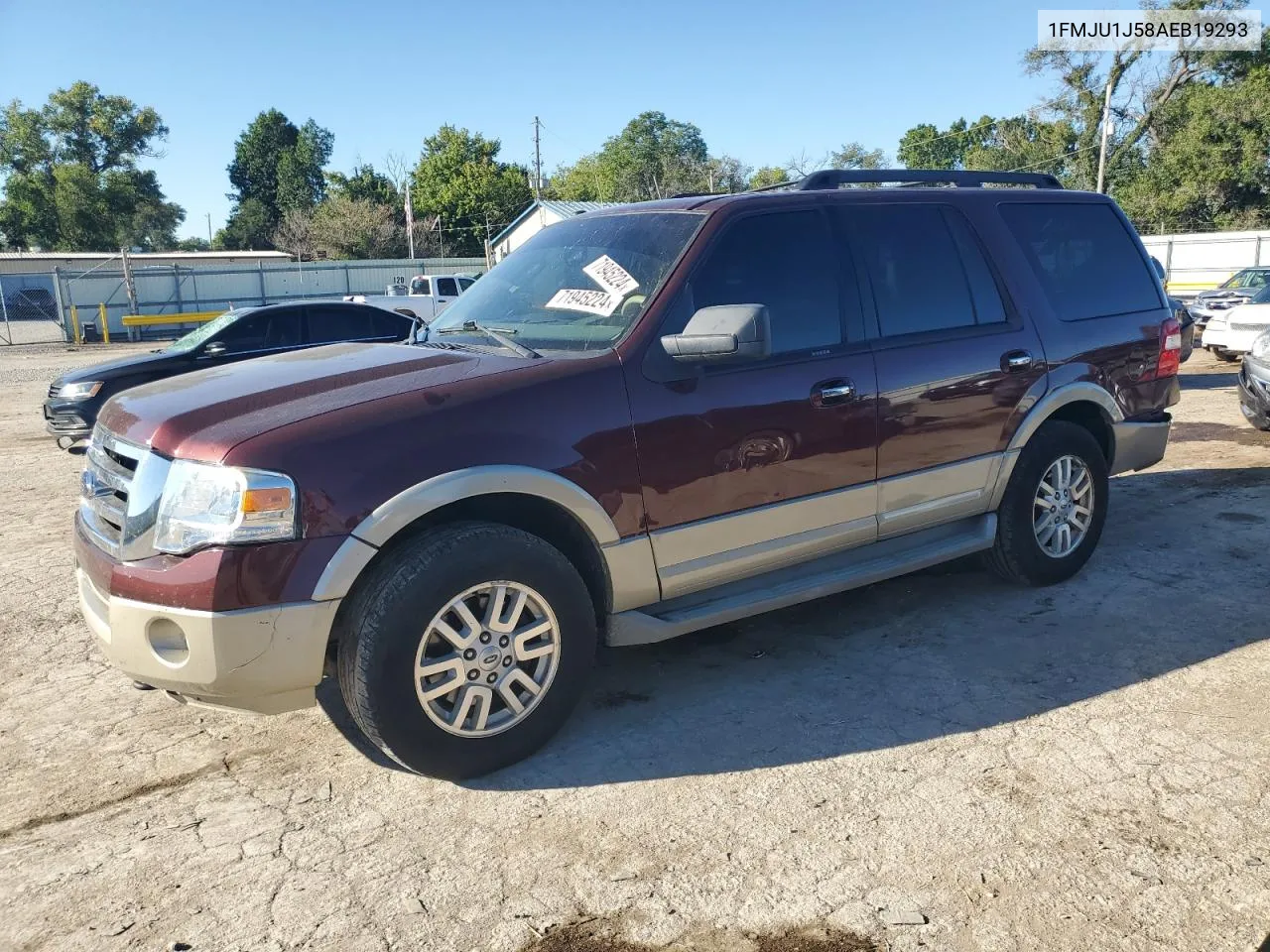 2010 Ford Expedition Eddie Bauer VIN: 1FMJU1J58AEB19293 Lot: 71945224