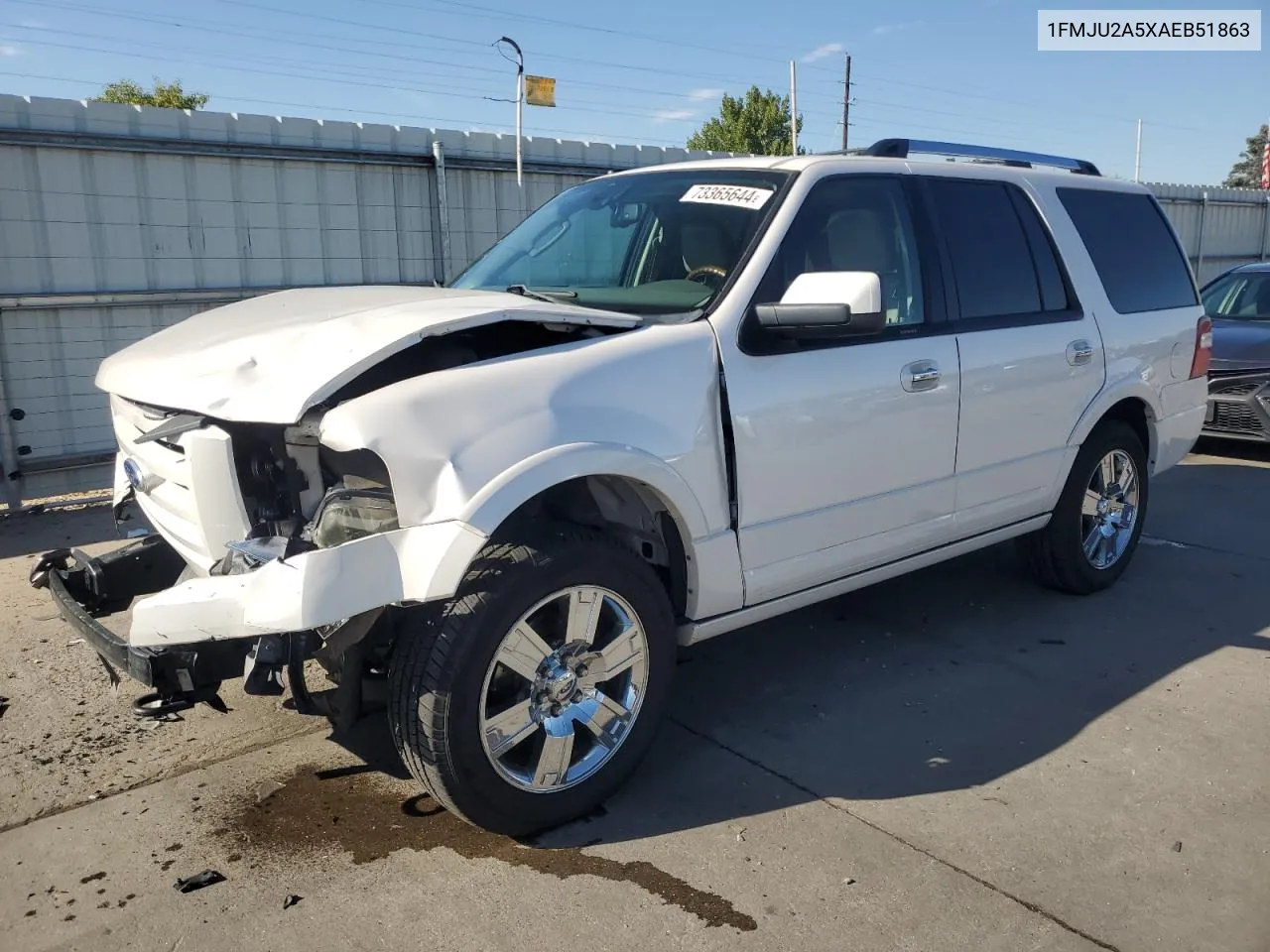 2010 Ford Expedition Limited VIN: 1FMJU2A5XAEB51863 Lot: 73365644