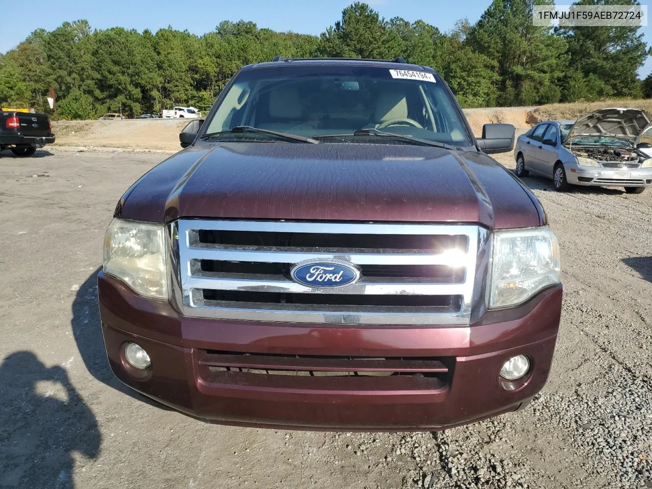 2010 Ford Expedition Xlt VIN: 1FMJU1F59AEB72724 Lot: 76454194