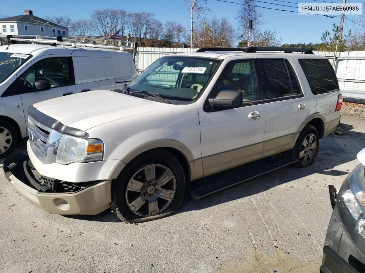 2010 Ford Expedition Eddie Bauer VIN: 1FMJU1J57AEB60935 Lot: 77672714