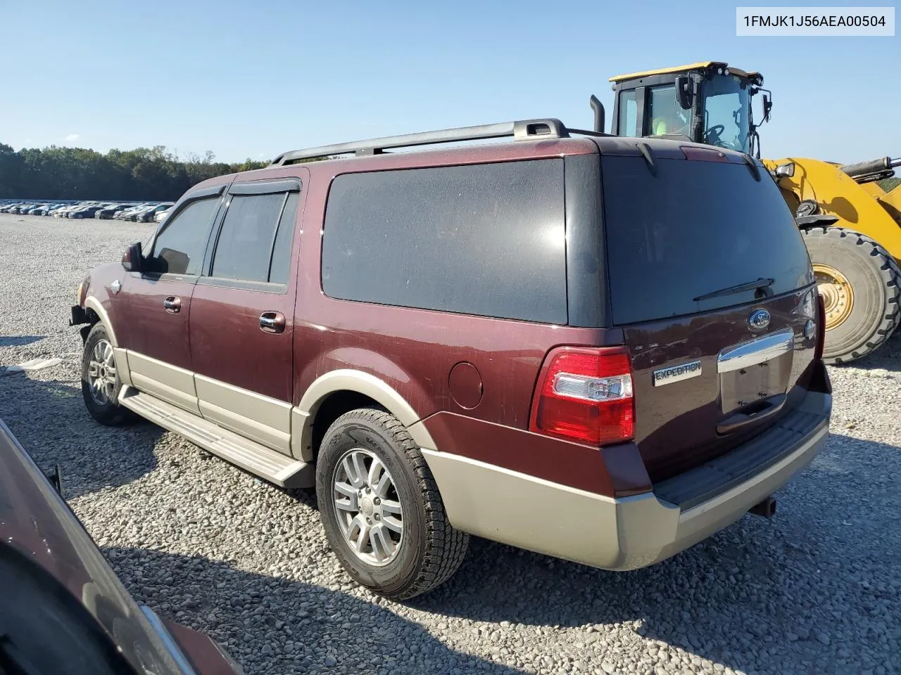 2010 Ford Expedition El Eddie Bauer VIN: 1FMJK1J56AEA00504 Lot: 78091834