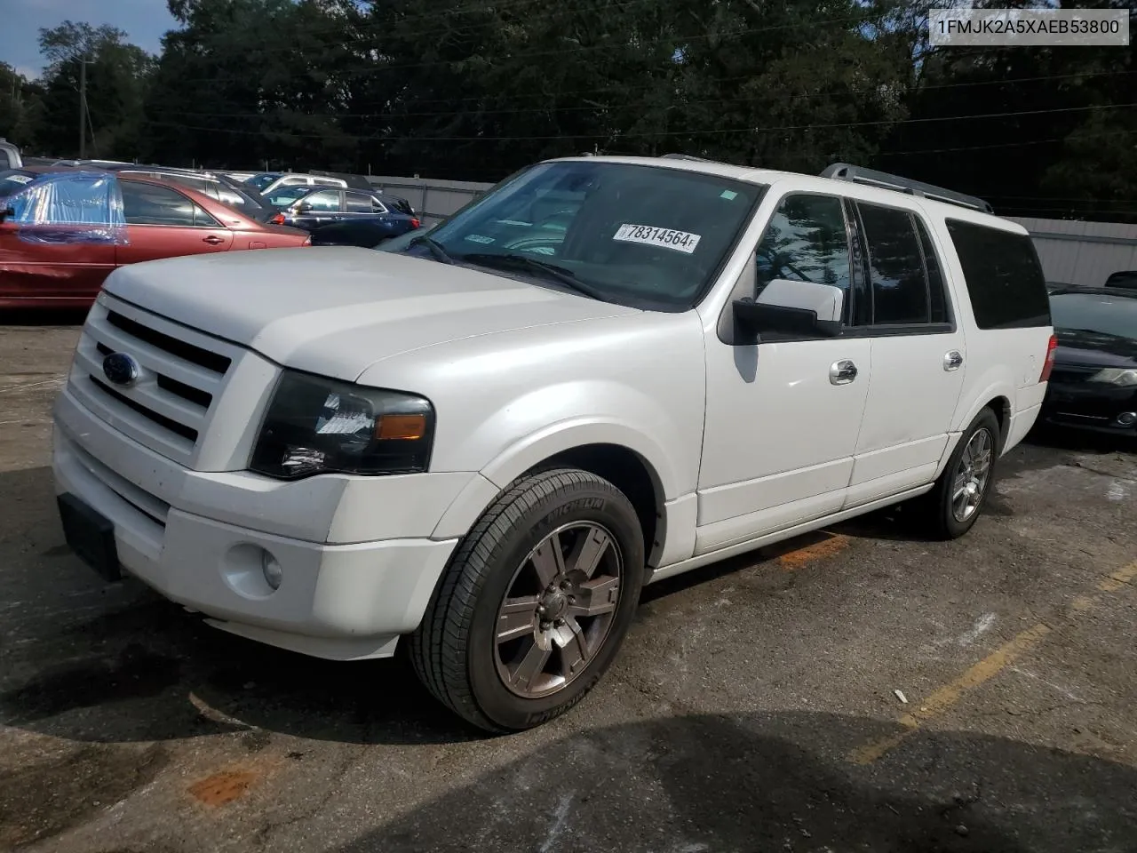 2010 Ford Expedition El Limited VIN: 1FMJK2A5XAEB53800 Lot: 78314564