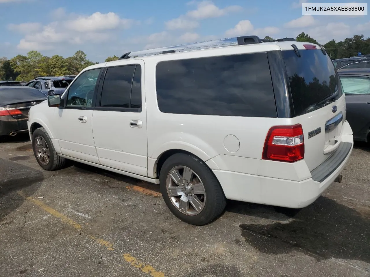 2010 Ford Expedition El Limited VIN: 1FMJK2A5XAEB53800 Lot: 78314564