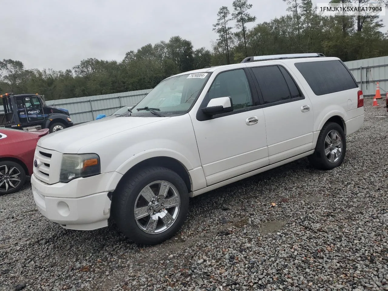 2010 Ford Expedition El Limited VIN: 1FMJK1K5XAEA17904 Lot: 79290004