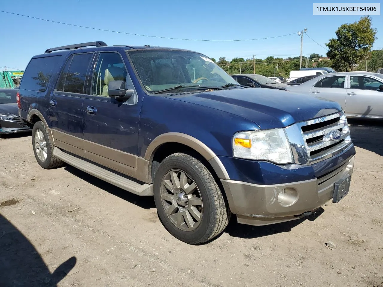 2011 Ford Expedition El Xlt VIN: 1FMJK1J5XBEF54906 Lot: 73917744