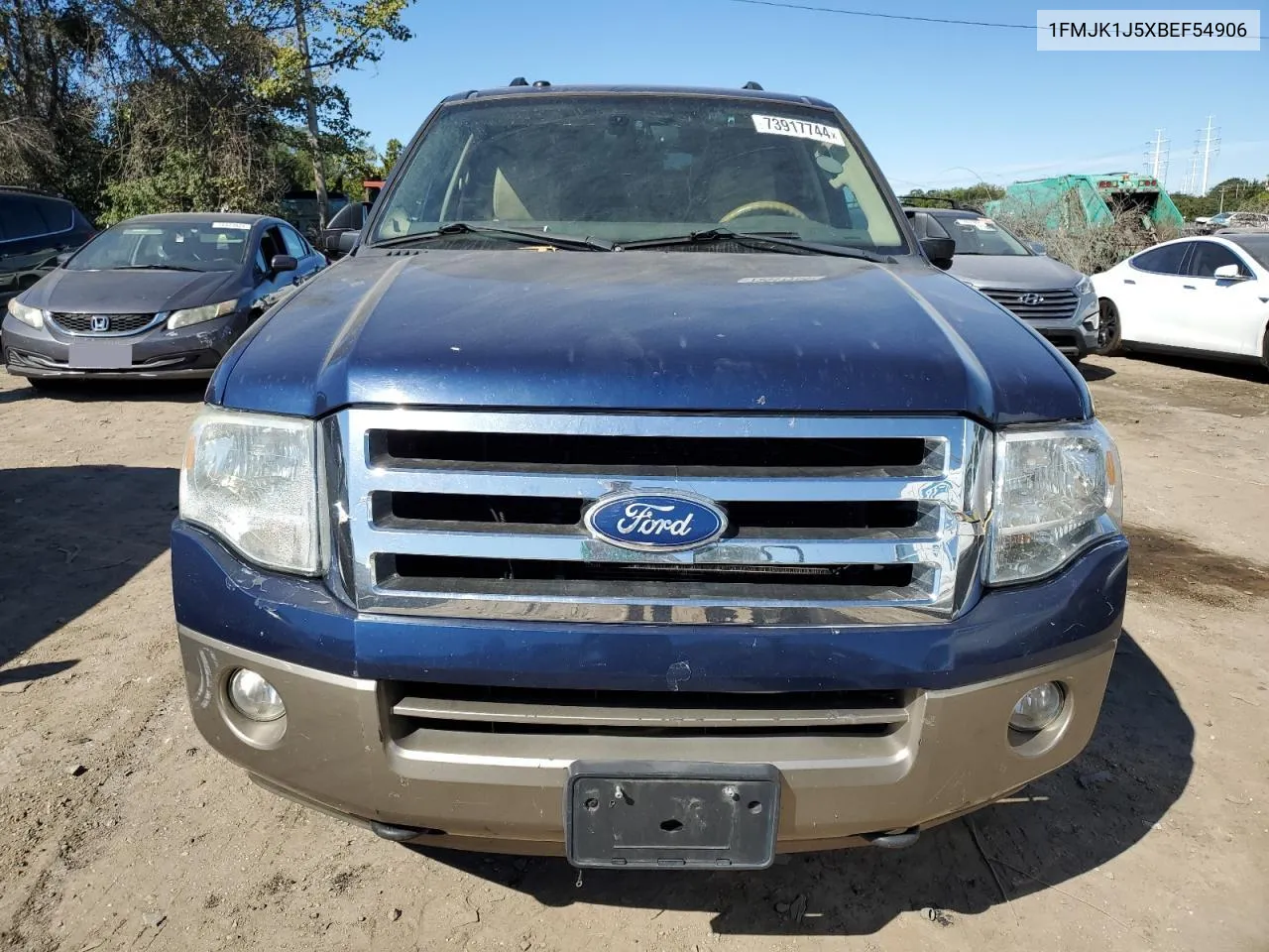 2011 Ford Expedition El Xlt VIN: 1FMJK1J5XBEF54906 Lot: 73917744