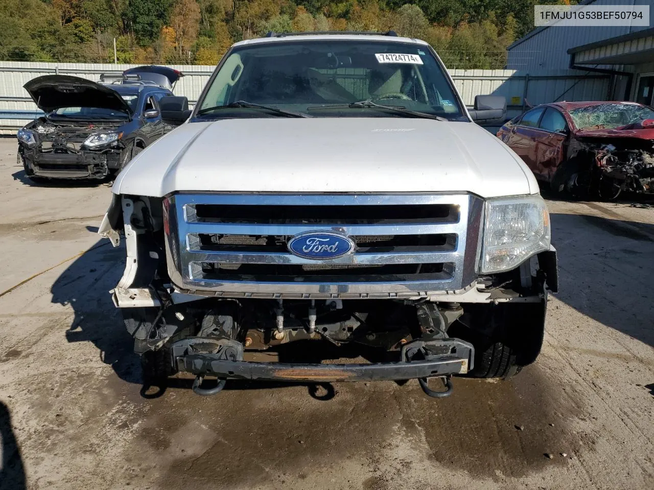 2011 Ford Expedition Xl VIN: 1FMJU1G53BEF50794 Lot: 74724774