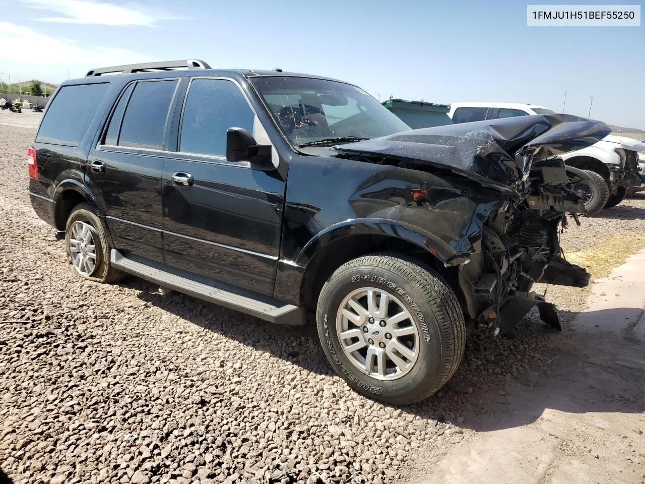 2011 Ford Expedition Xlt VIN: 1FMJU1H51BEF55250 Lot: 75121904